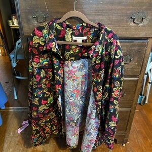Roaman's Multicolor Floral Jacket
